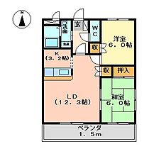 Clear Jade 201号室 ｜ 茨城県ひたちなか市大字市毛（賃貸アパート2LDK・2階・58.32㎡） その2