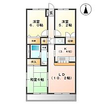 ヴィンテージ水戸 205号室 ｜ 茨城県水戸市東前（賃貸マンション3LDK・2階・67.84㎡） その2