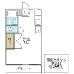 間取図画像 ワンルーム