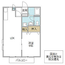 アンサンブルミワ B 201号室 ｜ 茨城県水戸市見和（賃貸アパート1LDK・2階・40.92㎡） その2