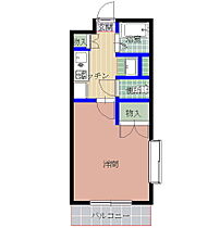 フローラル321 106号室 ｜ 茨城県水戸市新荘（賃貸マンション1K・1階・25.08㎡） その2