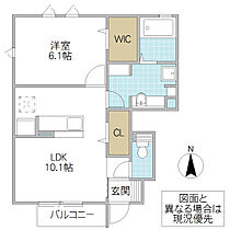 メゾンもみじの郷 103号室 ｜ 茨城県水戸市見川（賃貸アパート1LDK・1階・42.20㎡） その2