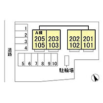 D-room赤塚 A 202号室 ｜ 茨城県水戸市赤塚（賃貸アパート1LDK・2階・40.07㎡） その6