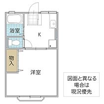 IVYハイム 201号室 ｜ 茨城県水戸市石川（賃貸アパート1K・2階・23.64㎡） その2