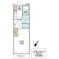 シャルム水戸 401号室 ｜ 茨城県水戸市栄町（賃貸マンション1K・4階・27.83㎡） その2