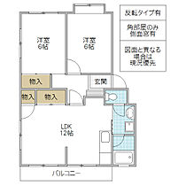 ロイヤルマンション A 105号室 ｜ 茨城県ひたちなか市東石川（賃貸マンション2LDK・1階・59.54㎡） その2