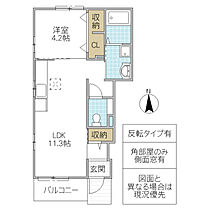 Verde Villa III 101号室 ｜ 茨城県笠間市鯉淵（賃貸アパート1LDK・1階・37.76㎡） その2