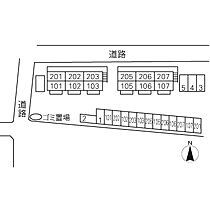 グリーンヒル石川 2 207号室 ｜ 茨城県水戸市千波町（賃貸アパート2K・2階・37.26㎡） その3