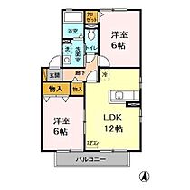 グランシャリオ松戸 201号室 ｜ 茨城県ひたちなか市松戸町（賃貸アパート2LDK・2階・53.76㎡） その2