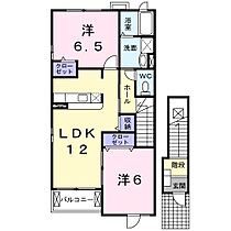 エルシャダイ A 201号室 ｜ 茨城県笠間市平町（賃貸アパート2LDK・2階・58.86㎡） その2