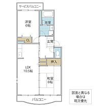 パティオマンション III 205号室 ｜ 茨城県ひたちなか市大字足崎（賃貸マンション2LDK・2階・55.19㎡） その2