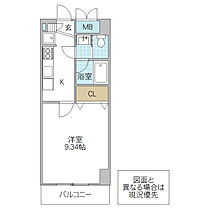 プロシード水戸 702号室 ｜ 茨城県水戸市大町（賃貸マンション1K・7階・30.53㎡） その2