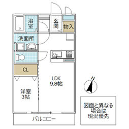 間取図画像 1LDK