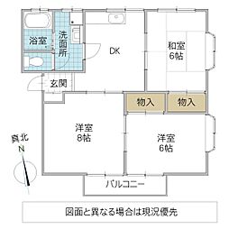 間取図画像 3DK