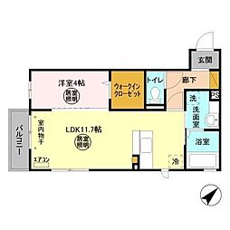 間取図画像 1LDK