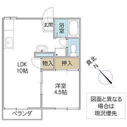 間取図画像 1LDK