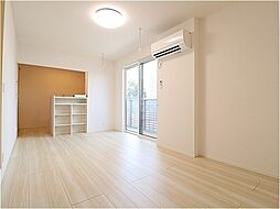 ウエスト・パーク D 203号室 2階1LDKのリビング/ダイニング