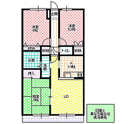 間取図画像 3LDK