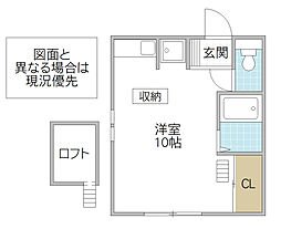 間取図画像 ワンルーム