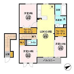 間取図画像 3LDK