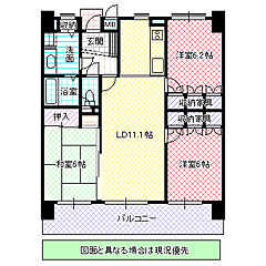 物件の間取り