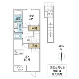 フロントアイランドI(Front Island I) 1LDKの間取図画像
