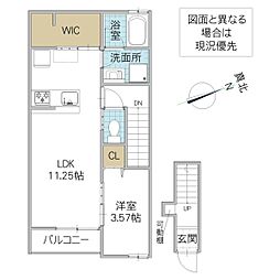 間取図画像 1LDK
