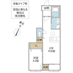 間取図画像 1LDK