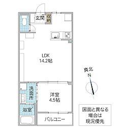 間取図画像 1LDK