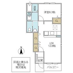 間取図画像 1LDK