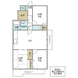 間取図画像 3SLDK