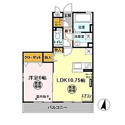 間取図画像 1LDK