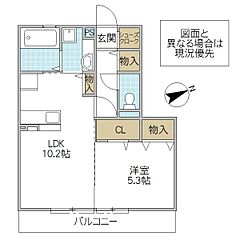 物件の間取り