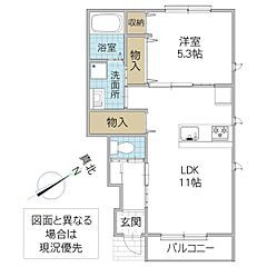 物件の間取り