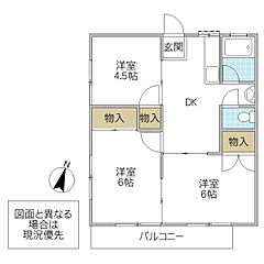 物件の間取り