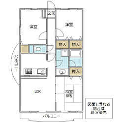 T-グラディオマンション 3LDKの間取図画像