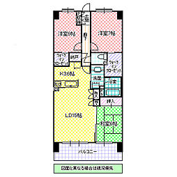 S-FORT水戸中央 3LDKの間取図画像