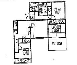 サン・ルミエール 3LDKの間取図画像