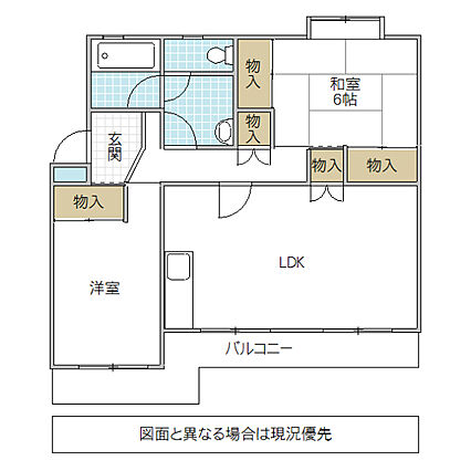 笹野ロイヤルハイツB_間取り_0