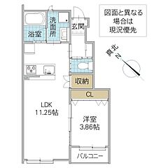 物件の間取り