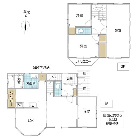 間取り 笠間市鯉淵
