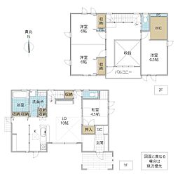 ひたちなか市枝川 3LDKの間取り