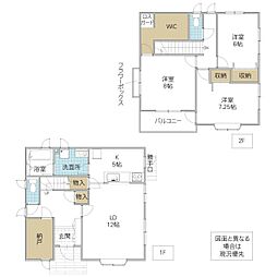 東茨城郡茨城町 3SLDKの間取り