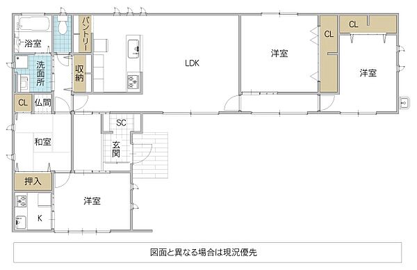 間取りを拡大表示
