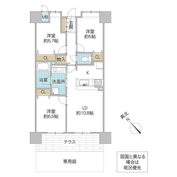 間取りを拡大表示