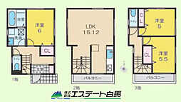 物件画像 ふじみ野市市沢3丁目全2棟　新築戸建