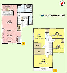 物件画像 ふじみ野市新駒林2期全2棟　新築戸建