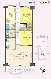 間取図画像 2SLDK