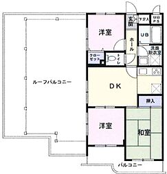 セザール所沢航空公園 3DKの間取図画像