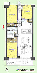 モアコート志木 3LDKの間取図画像